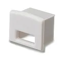 Accessory for SURF12 BORDERLESS with COVER3 - endcap (1 pc.), PVC, EC11, greywhite, with cable opening