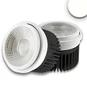 LED Modul AR111, IP40, 230V AC, 30W 4000K 2700lm, 35°-50° variabel, inkl. externem VG, Alu / Silber