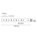 ISOLED LED SIL830/860-Flexband, 24V, 9.6W, IP20, weißdynamisch