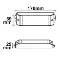 ISOLED DMX512 RDM 8/16 Bit Decoder, 1-5 Kanal, 12-36V 5x5A, 48V 5x1.5A