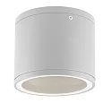 Outdoor Aufbau-Downlight IP54 für GX53 Leuchtmittel (exkl.), Ø 10.8cm / Höhe 9.2cm, Aluminium / Glas, Weiß