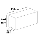 ISOLED Außenwandleuchte BOX-II, IP54, E27, exkl. Leuchtmittel, Aluminium / Kunststoff, Weiß