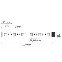ISOLED LED SIL RGB+WW Flexband, 24V, 19W, IP20, 4in1 Chip