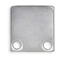 Accessory for profile SURF12 FLAT with TUNNEL - endcap EC3 (2 pc.), aluminium, incl. screws