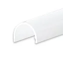 Accessory for profile SURF12 RAIL / BORDERLESS (FLAT) - cover COVER5, opal / satined, 200cm