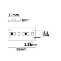 ISOLED LED CRI942-Flexband, 24V, 22W, IP20, neutralweiß, 20m Rolle