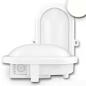 LED Outdoor / Kellerleuchte, IP44, 10W 4000K 750lm 120°, weiß / diffus