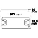 ISOLED LED Trafo 24V/DC, 0-15W, ultraflach, SELV
