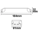 ISOLED LED Trafo 24V/DC, 0-100W, SELV