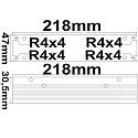 ISOLED LED Trafo 24V/DC, 0-100W, Gitter Slim