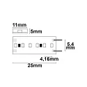 ISOLED LED CRI927 Linear-Flexband, 24V, 10W, IP54, warmweiß