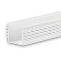 LED Aufbauprofil SURF12 BORDERLESS, Aluminium, 200cm, Weiß RAL 9010