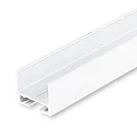 Cable sluice TUNNEL for profiles, powder coated aluminium, 200cm, white RAL 9010