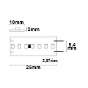 ISOLED LED CRI927 Linear-Flexband, 24V, 15W, IP20, warmweiß, 20m Rolle