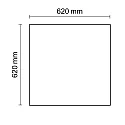 LED Panel Business Line 625 UGR<19 2H, BAP geeignet, IP40, 36W 4000K 4650lm 120°, weiß RAL 9016, nicht dimmbar