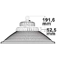 ISOLED LED Hallenleuchte FL mit Alu-Reflektor, IP65, 200W 28000lm, 1-10V dimmbar, 4000K 80°