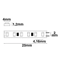 ISOLED LED CRI927 Micro Linear-Flex strip, 24V, 10W, IP20, warm white