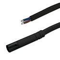 Mini-Plug Anschlusskabel Male, 100cm, 2x0.75, IP54, max. 48V, Schwarz