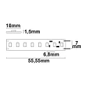 ISOLED LED CRI840 High-Lumen CC-Flex strip, 24V, 21W, IP20, neutral white
