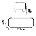 ISOLED Sys-Pro 4 Zonen Fernbedienung mit 2 Szenenspeichern, RGB+W