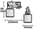 3-Phasen Steckdosen-Adapter (CLASSIC + S1), mit Schutzkontaktstecker, 230V AC, max. 6A, inkl. Kindersicherung, weiß