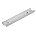 Befestigungsleiste für Montageprofile, Aluminium eloxiert, 10cm, gebohrt