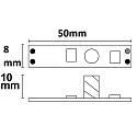 ISOLED LED Mini PWM-Controller zum Einbau unter Profilcover, Zwischenstecker, 1 Kanal, 12-24V DC, 3A