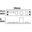 ISOLED LED Mini PWM-Controller mit Wisch-Sensor für Profile, Zwischenstecker, 1 Kanal, 12-24V DC, 3A