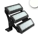 LED floodlight / hall lighting spot LN 3x 50W 30°*70°, asymmetric, IP65, 1-10V dimmable, lockable , 4000K 19200lm