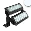 LED floodlight / hall lighting spot LN 2x 50W 30°*70°, asymmetric, IP65, 1-10V dimmable, lockable , 5700K 13000lm