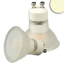 LED spot, IP52, GU10, 3W 3000K 260lm 270°, not dimmable, casing opal translucent