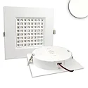 LED Downlight PRISM 25W, UGR<19, BAP geeignet, IP54, neutralweiß, starre Optik, dimmbar, 25W 4000K 2920lm 90°