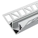 LED Fliesenprofil Innen-Eck, Aluminium eloxiert, 200cm