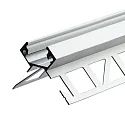LED Fliesenprofil Außen-Eck, Aluminium eloxiert, 200cm