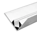 LED Trockenbauprofil Innen-Eck, Aluminium eloxiert, 200cm