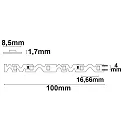 ISOLED LED CRI927 Flexband Curve, 24V 12W, IP20 warmweiß, für Winkel und Ecken