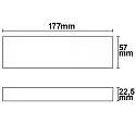 ISOLED LED Flexband-Trafo 12V/DC, 0-50W, dimmbar (Spannungssenke), SELV