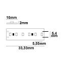 ISOLED LED CRI927 Linear-Flex strip, 24V, 6W, IP20, warm white, 20m reel