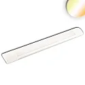 LED surface mount luminaire, IP42, length 59cm, 20W Color Switch 3000-4000K 2000lm 120°, aluminium, white