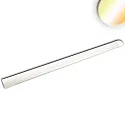 LED surface mount luminaire, IP42, length 119cm, 40W Color Switch 3000-4000K 4000lm 120°, aluminium, white