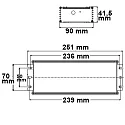 ISOLED Outdoor LED PWM-Trafo 24V/DC, 0-400W, 1-10V dimmbar, IP67, SELV