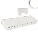 LED 3-Phasen Raster-Strahler, IP20, eckig / 32.15cm, UGR<19, CRi>90, schaltbar, kardanisch, 35W 4000K 2750lm, weiß