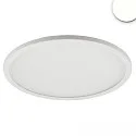 LED downlight Flex 23W, IP52, UGR<19, suitable for offices, ultraflat, DA 5-21cm, dimmable, white, 23W 4000K 1600lm 120°