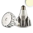 LED reflector lamp PAR30, Ø 9.5cm, E27, 32W 3000K 3000lm 14013cd 30°, warm white, Alu / silver