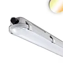 LED Wannenleuchte 120cm, IP65 IK08, Powerswitch 25-40W, Colorswitch 3000|4000|5000K 5050lm 120°, schlagfest