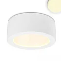 LED Aufbauleuchte LUNA, IP20, indirektes Licht, dimmbar, weiß, 8W 2700K 300lm 120°