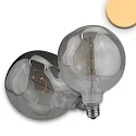 LED Deko-filament Vintage Line 125, E27, 4W 2200K 90lm 360°, CRi >95, dimmable, smoked glass