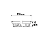 ISOLED LED Downlight UGR<19, BAP geeignet, Colorswitch, CRI >90, dimmbar, Ø11cm, 13W 3000|3500|4000K 900lm 90°