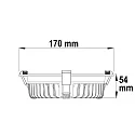 ISOLED LED Downlight UGR<19, BAP geeignet, Colorswitch, CRI >90, dimmbar, Ø17cm, 25W 3000|3500|4000K 2000lm 90°