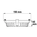 LED Downlight UGR<19, BAP geeignet, Colorswitch, CRI >90, dimmbar, Ø19cm, 25W 3000|3500|4000K 2000lm 90°